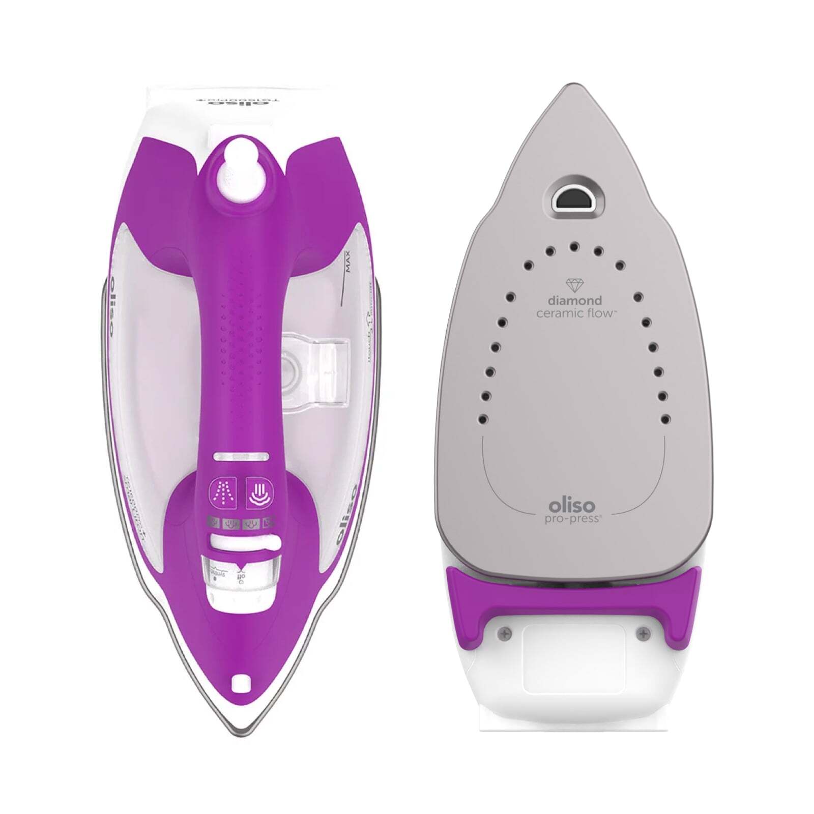 Oliso Pro Smart Iron - Orchid Purple - for Aus & NZ