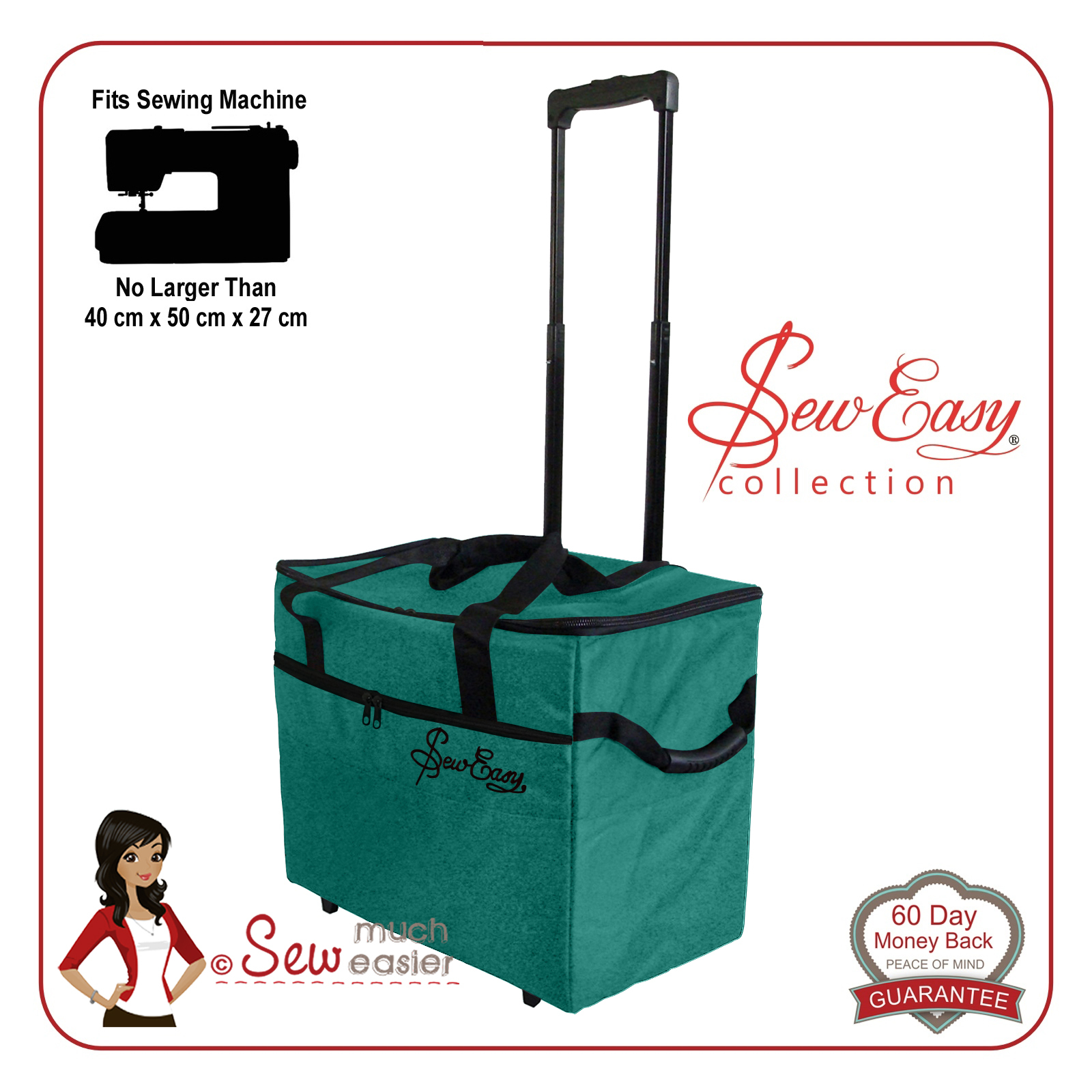 medium size trolley in inches