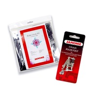 Janome Ruler Work Kit Foot 2 442 000 For Low Shank Top Loading Models Sew Much Easier